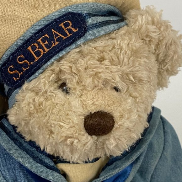 Russ Berrie Reginald S.S. Bear Sailor Collectible Teddy Bear Plush - Picture 2 of 9